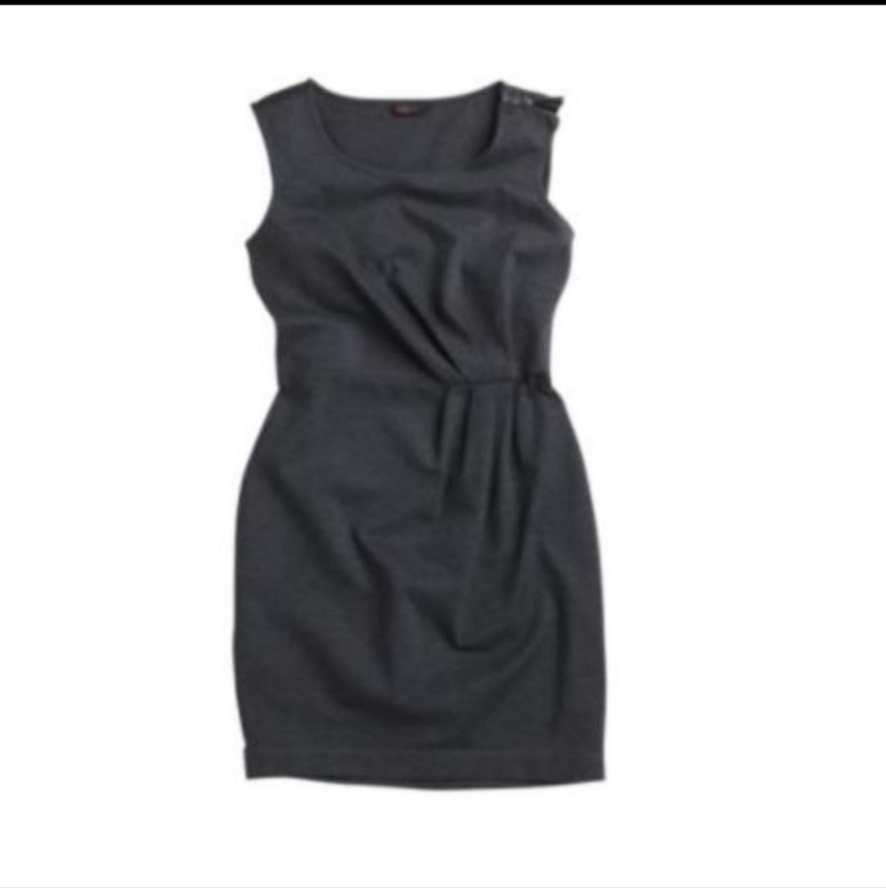 Women's zipper shoulder dress